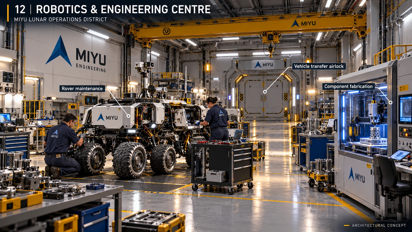 Robotics and engineering centre — architectural concept